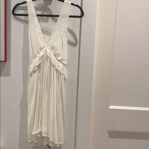 White Flowy Free People Dress